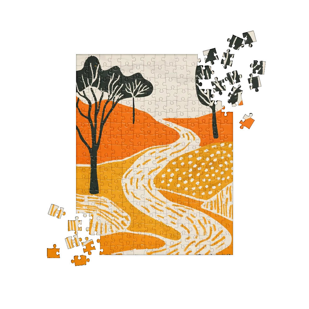 Winding Paths of Color | Jigsaw Puzzle | 252 pieces