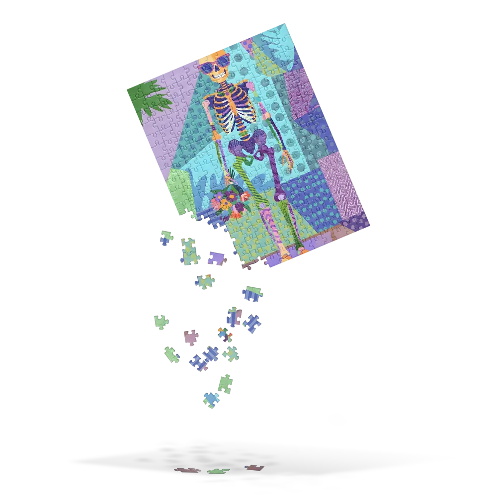Tropical Skeleton 
 Jigsaw Puzzle