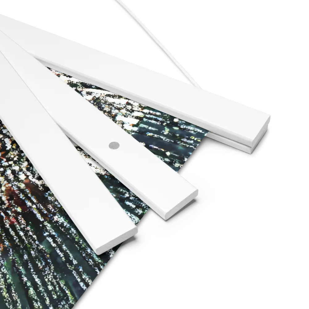 Fractured Identity | Poster With White Wood Hanger | 14″×14″