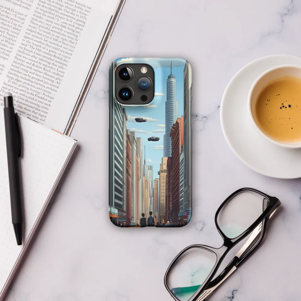 Futuristic Stroll through the Urban Skyline