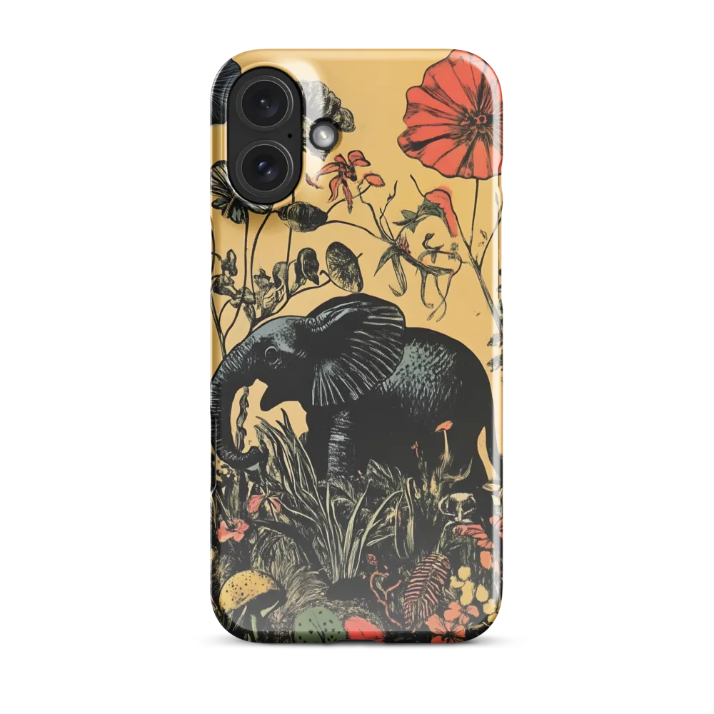 Floral Majesty: The Elephant's Sanctuary