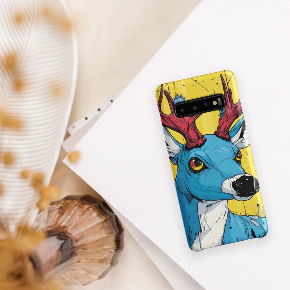 Vivid Antlers: A Modern Take on Nature