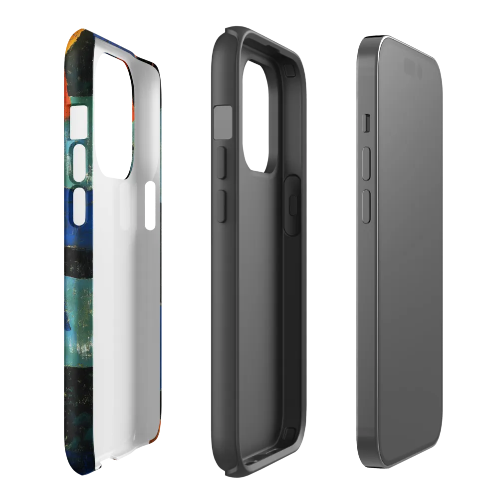 Dynamic Geometry in Color | Phone Case |  14 Pro | Tough Case | Glossy