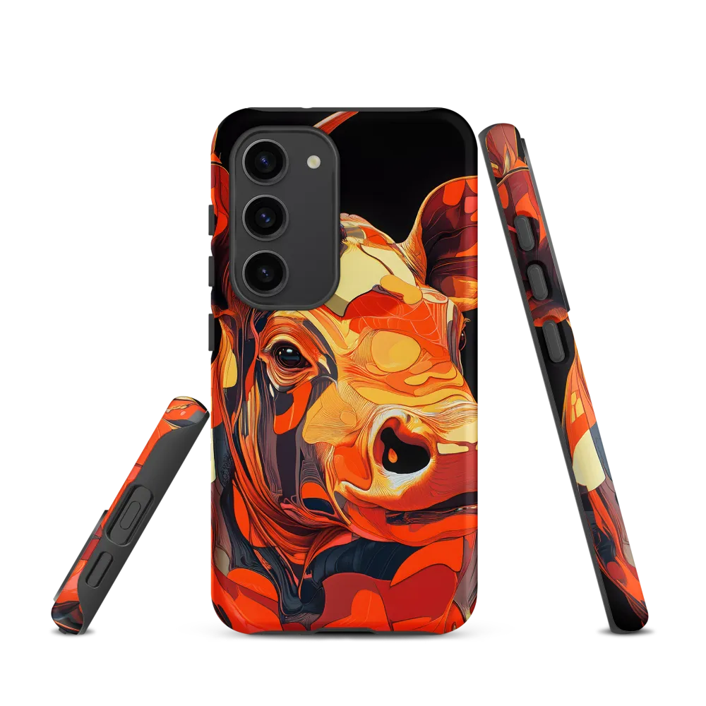 Modern Serenade: The Vibrant Cow