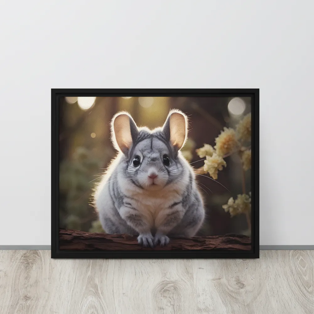 Curious Chinchilla in the Forest
