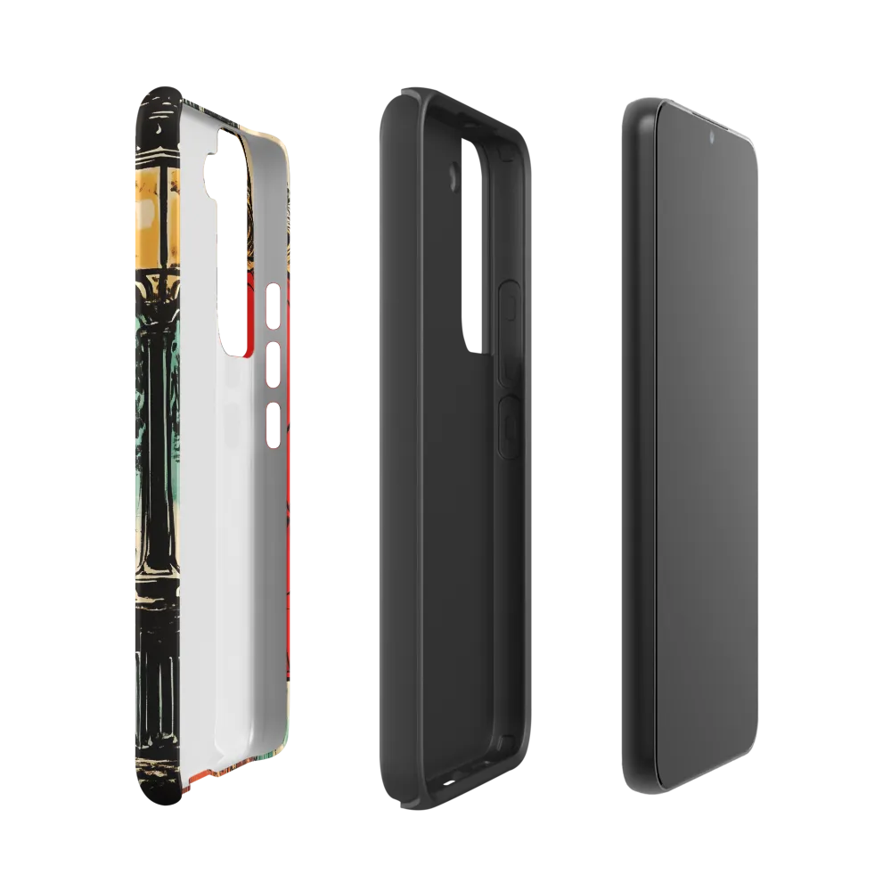 Winter Glamour in Red | Phone Case |  S22 | Tough Case | Matte