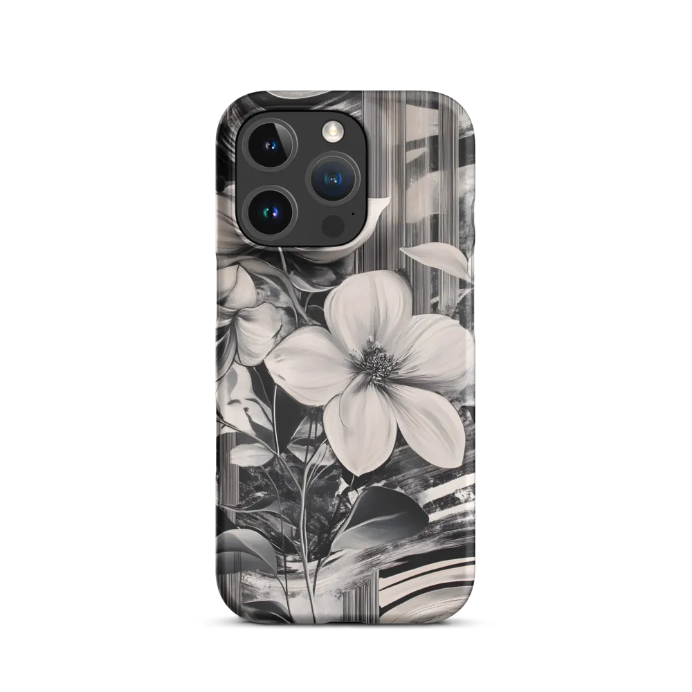 Ethereal Bloom: A Dance of Monochromes