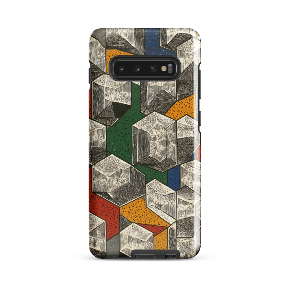 Cubic Dynamics | Phone Case |  S10 Plus | Tough Case | Glossy