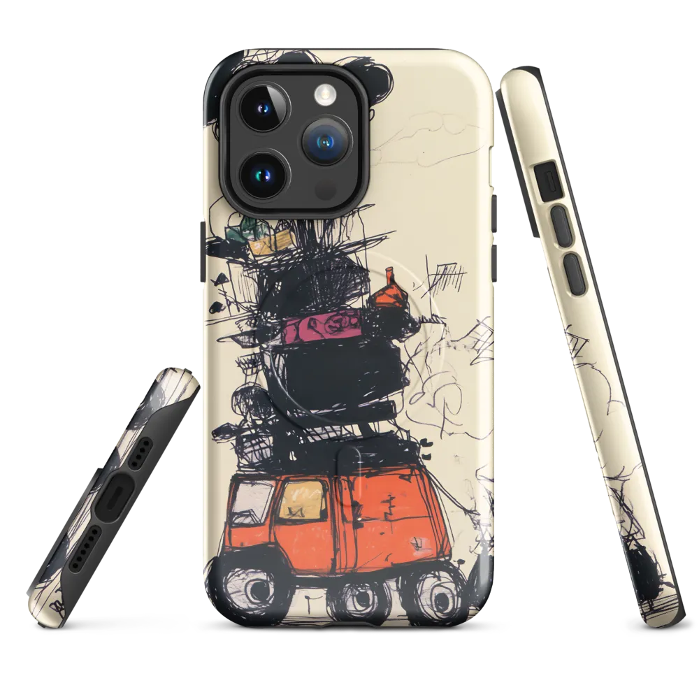 The Whimsical Hauler | Phone Case |  14 Pro Max | MagSafe® Tough Case | Glossy