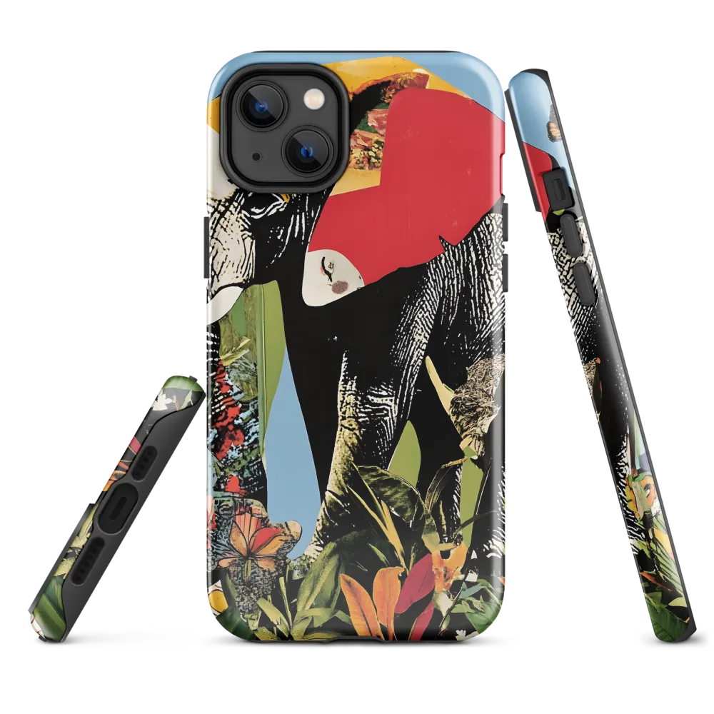 Harmony of Nature: The Elephant's Embrace | Phone Case |  14 Plus | Tough Case | Glossy