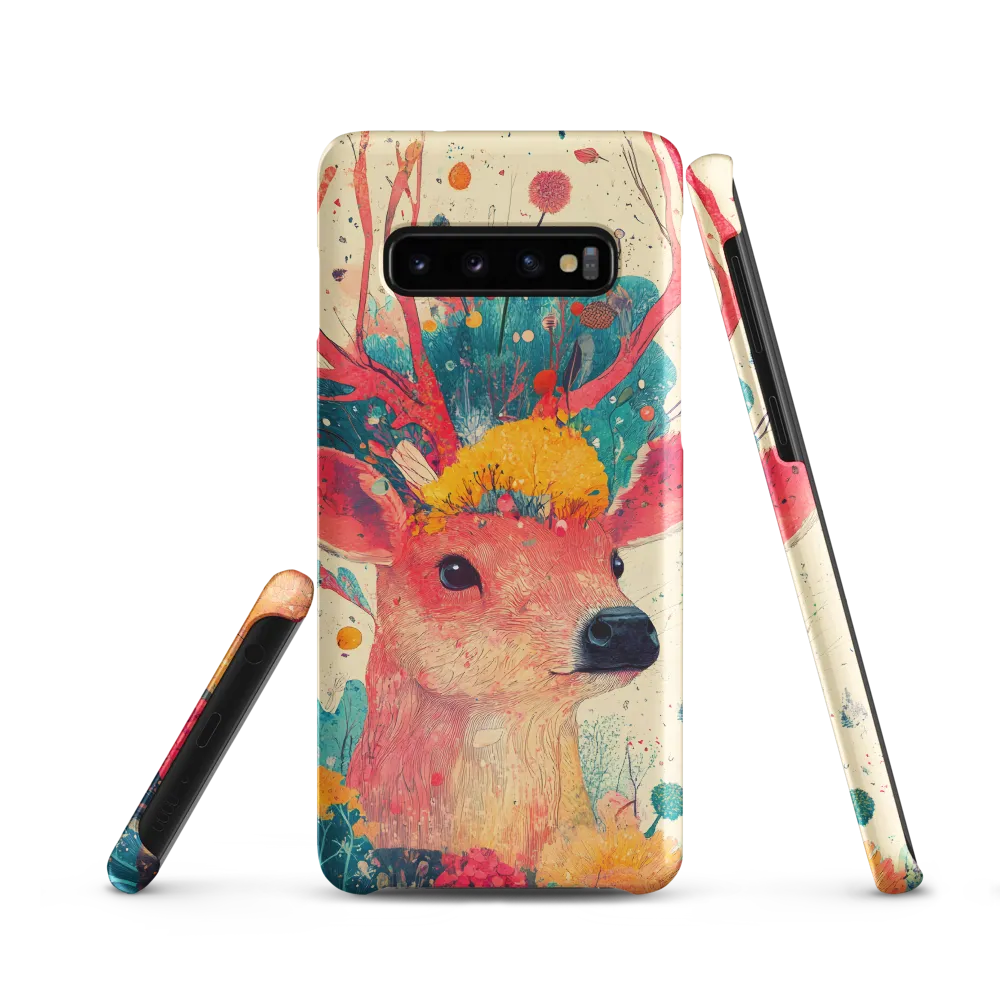 Whimsical Harmony: A Deer in Bloom
