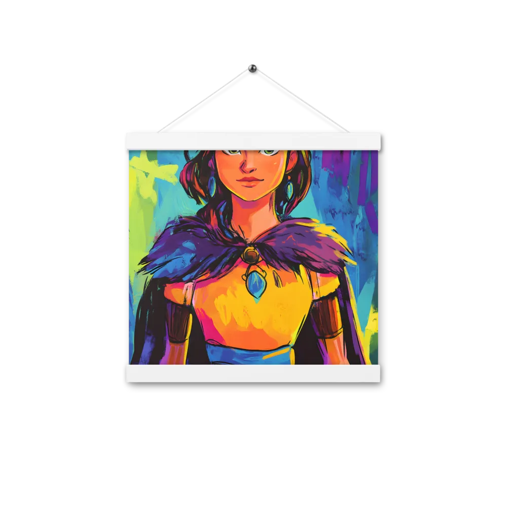 Guardian of Colors | Poster With White Wood Hanger | 12″×12″