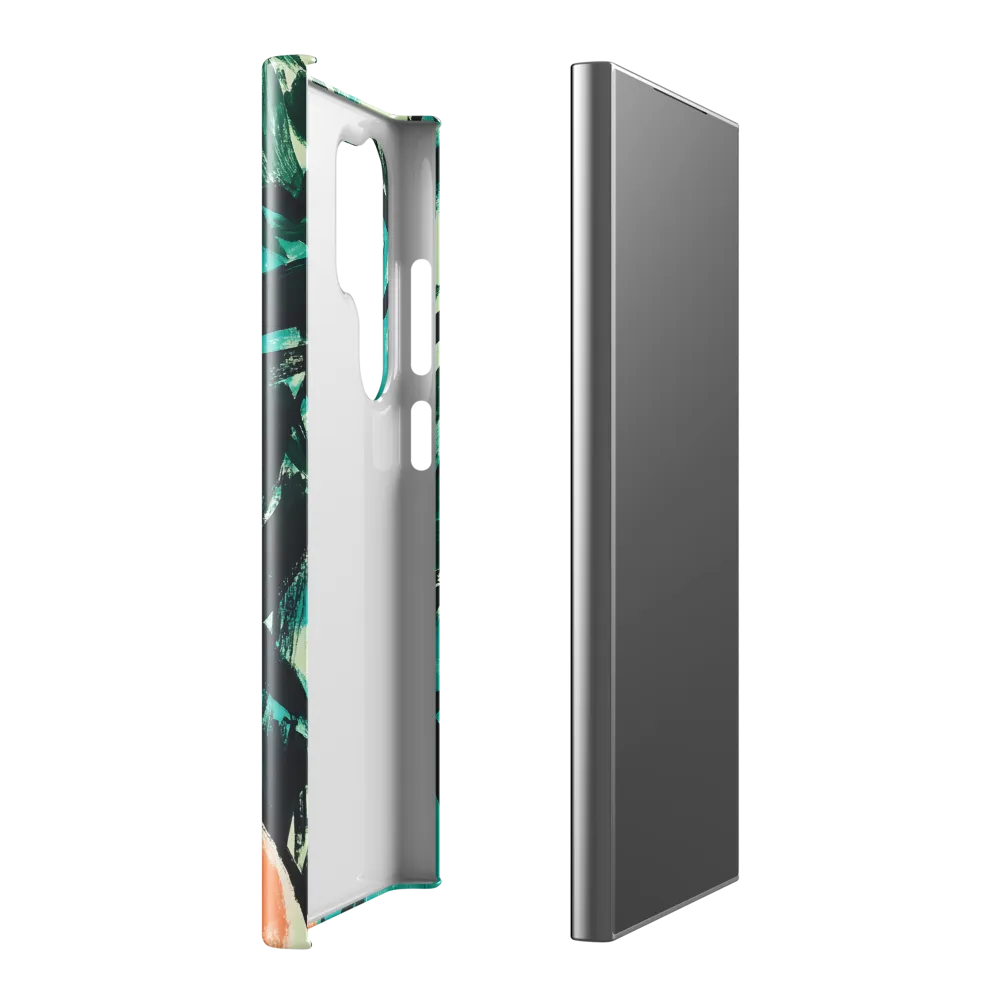 Curious Giraffe in Lush Greenery | Phone Case |  S24 Ultra | Snap Case | Glossy