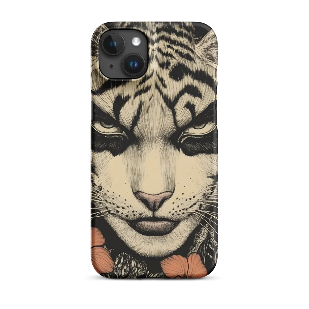 Feline Majesty: The Human-Leopard Connection | Phone Case |  15 Plus | Snap Case | Matte