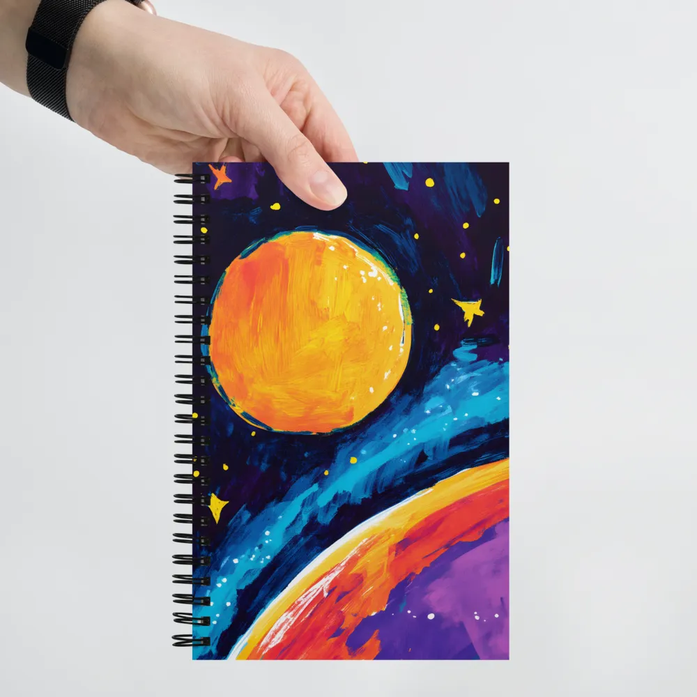 Galactic Harmony | Spiral Notebook