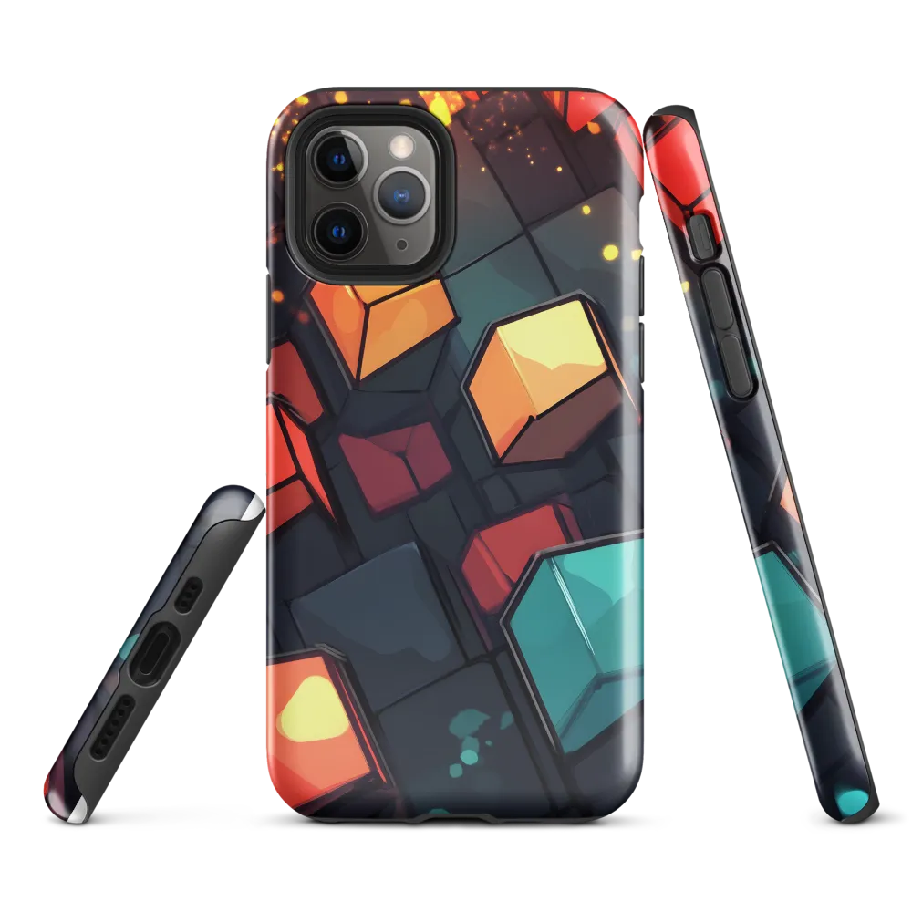 Illuminated Geometry | Phone Case |  11 Pro | Tough Case | Glossy
