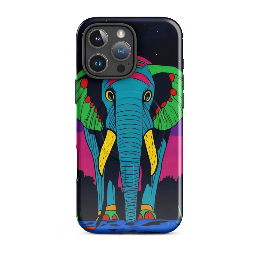 Whimsical Majesty: The Vibrant Elephant