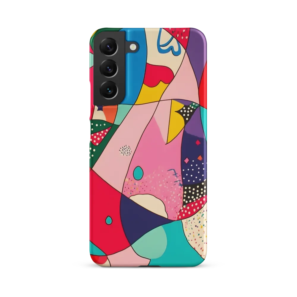Playful Geometry in Color | Phone Case |  S22 Plus | Snap Case | Matte