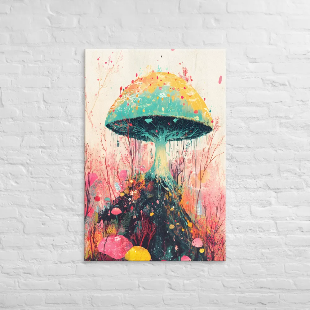 Whimsical Mushroom Forest | Canvas | 32″×48″