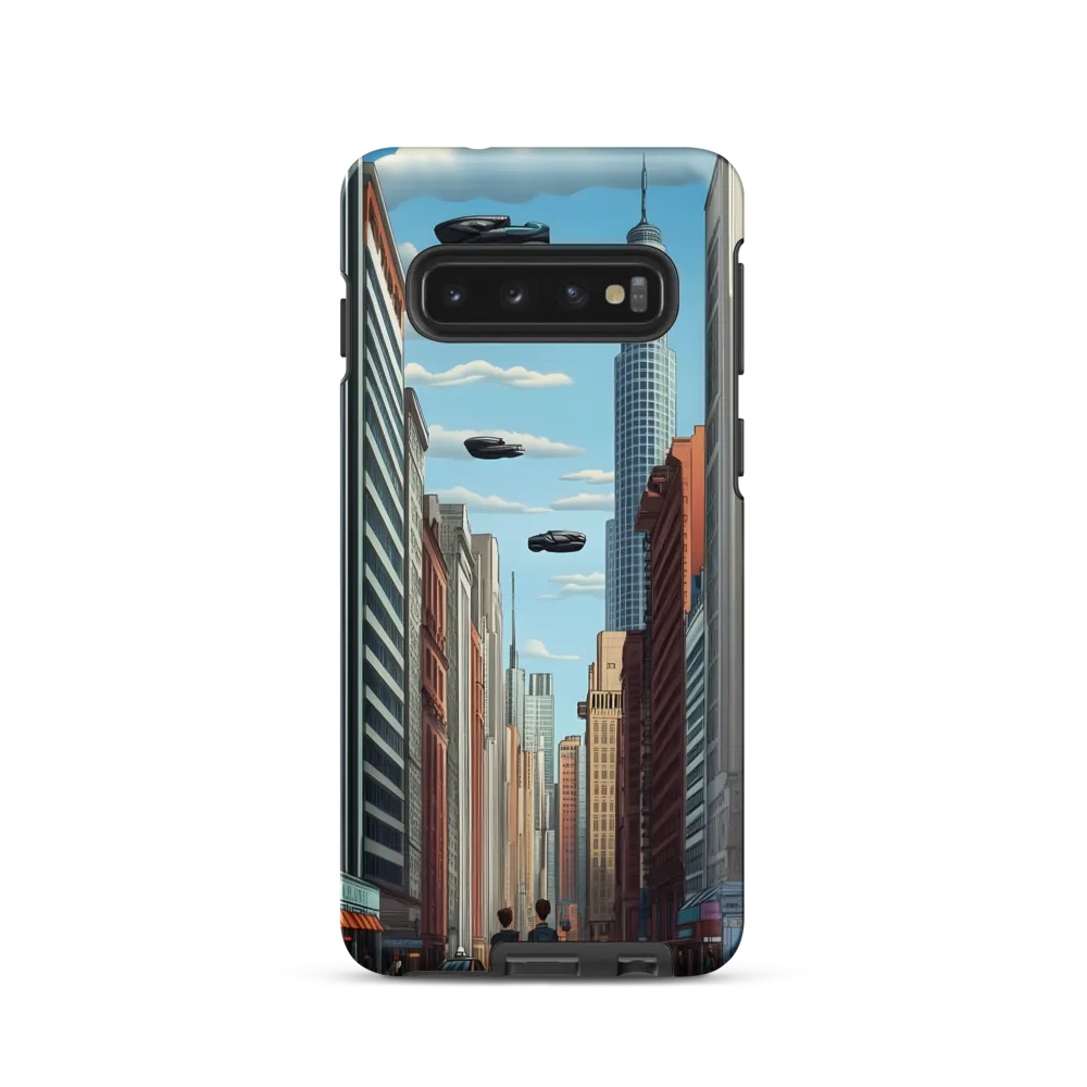 Futuristic Stroll through the Urban Skyline