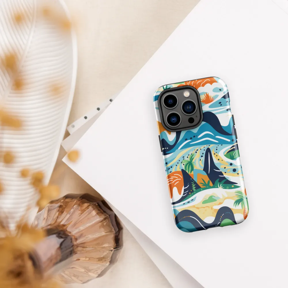 Abstract Tropical Landscape