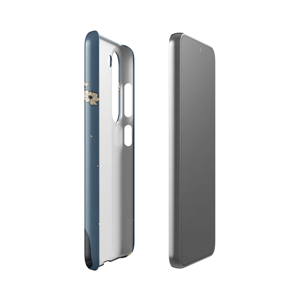 Floral Serenity: A Portrait of Tranquility | Phone Case |  S23 | Snap Case | Glossy