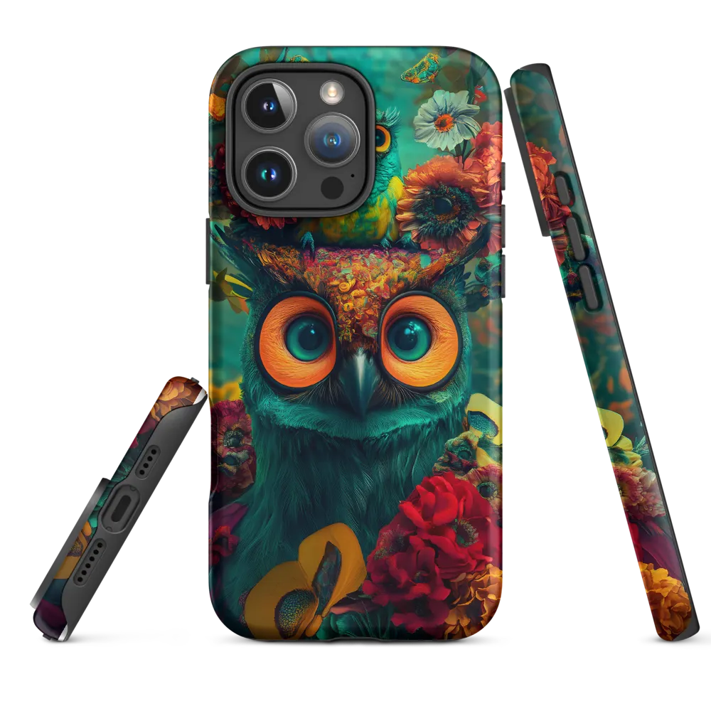 Majestic Harmony: The Floral Owl