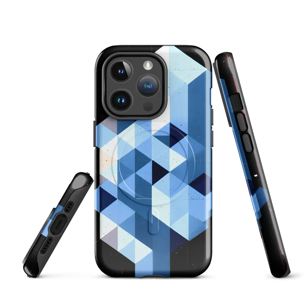 Blueprint of Depth | Phone Case |  14 Pro | MagSafe® Tough Case | Glossy