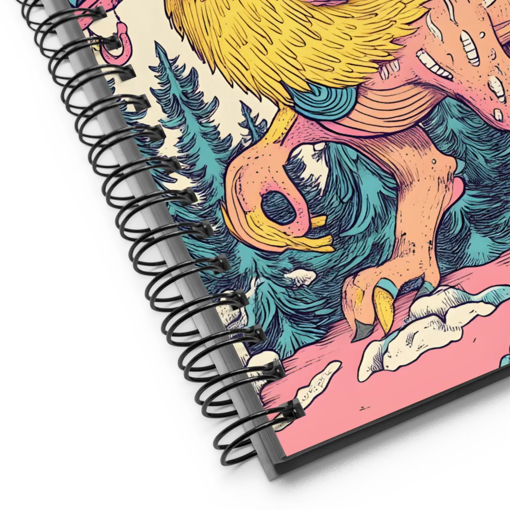 The Whimsical Beast | Spiral Notebook