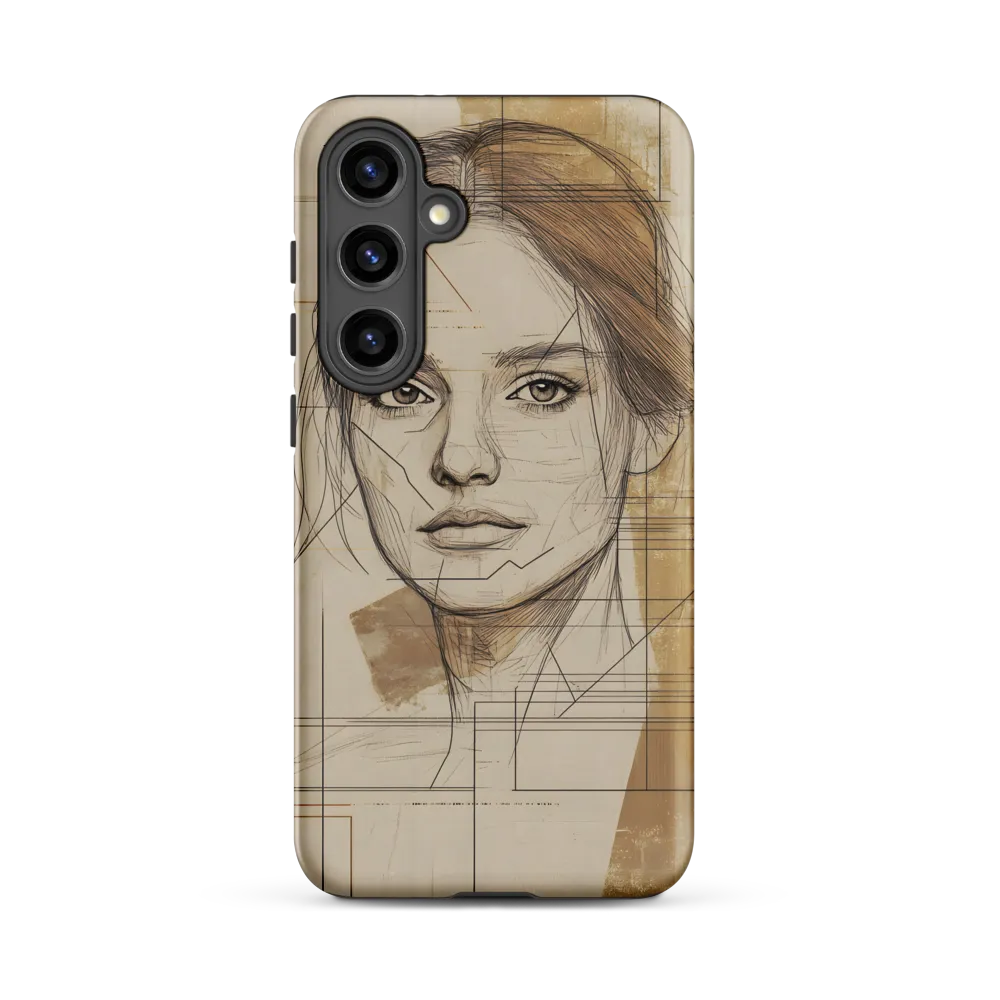 Geometric Elegance: A Modern Portrait