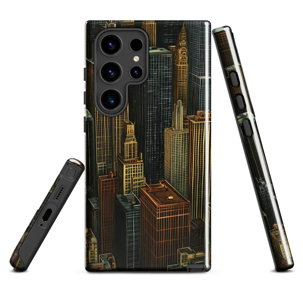 Urban Elegance: A Golden Cityscape