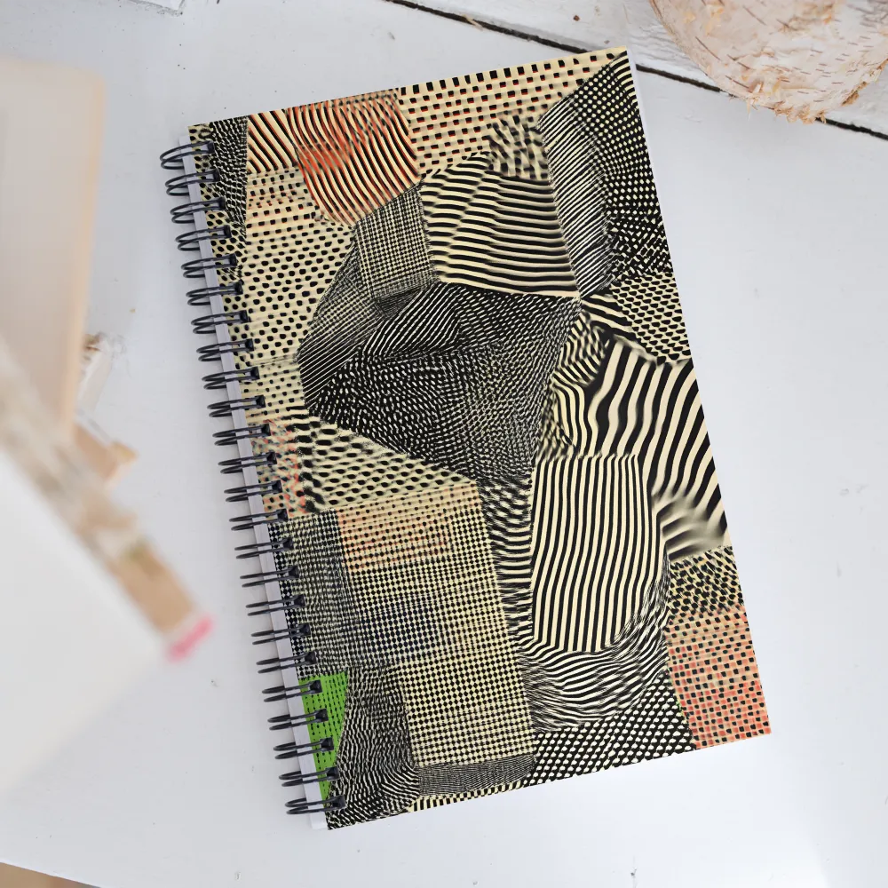 Interwoven Patterns of Perception | Spiral Notebook