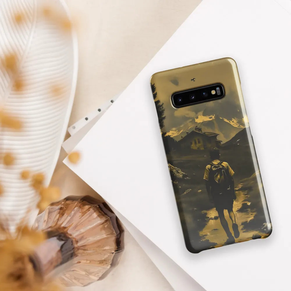 Journey Through Golden Peaks | Phone Case |  S10 Plus | Snap Case | Glossy