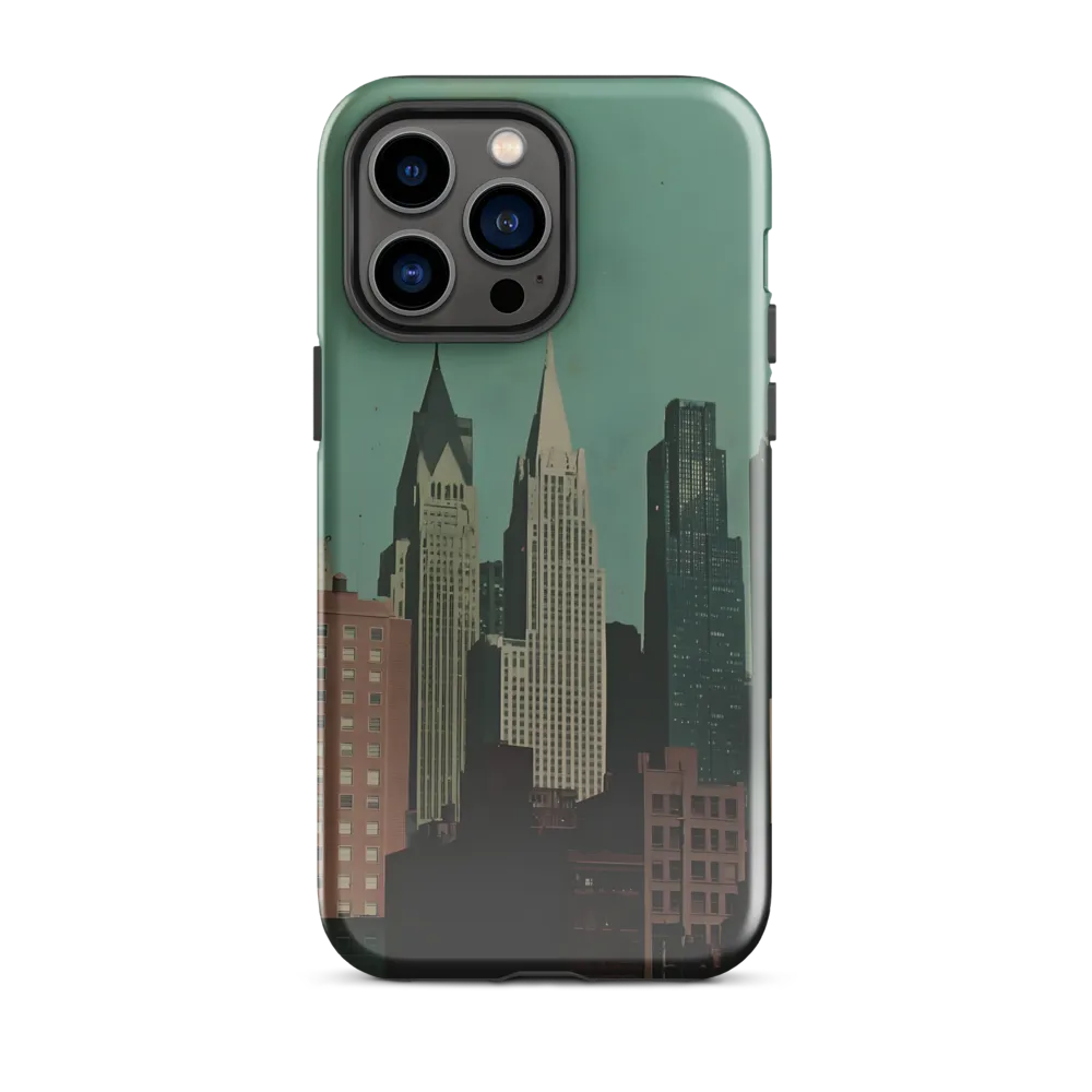 Urban Nostalgia: A Retro Cityscape