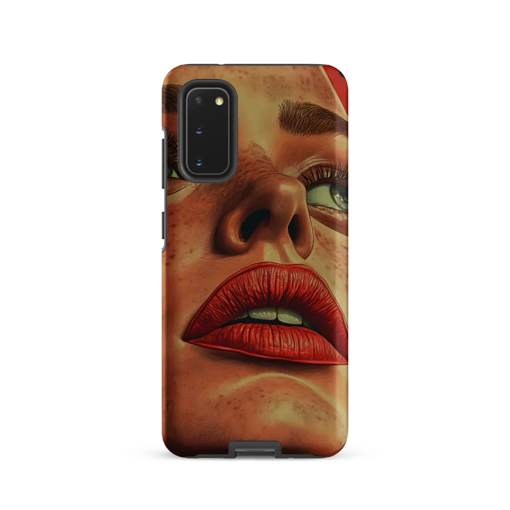 Red Intensity: A Portrait of Elegance