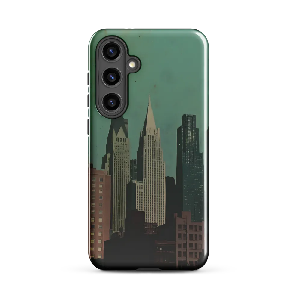 Urban Nostalgia: A Retro Cityscape