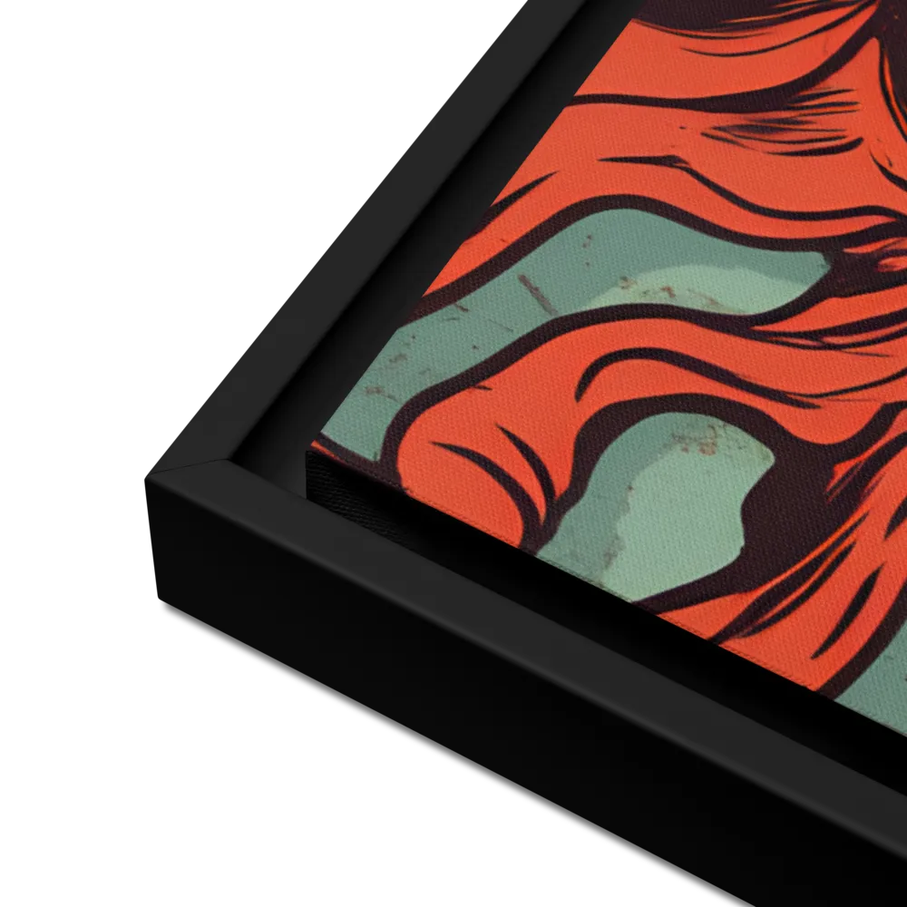 Fury Unleashed | Canvas with Black Frame | 24″×36″