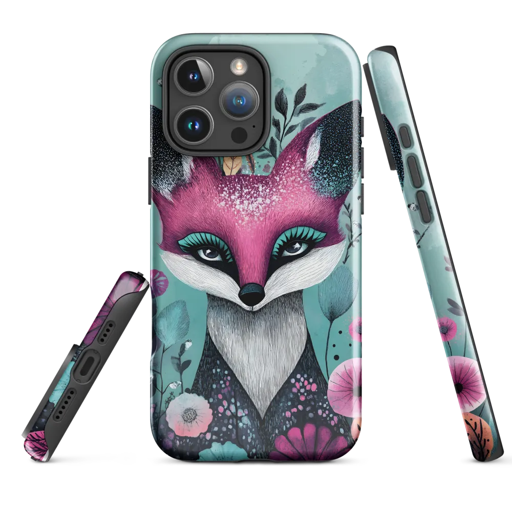 Whimsical Fox Among Blossoms | Phone Case |  16 Pro Max | Tough Case | Glossy