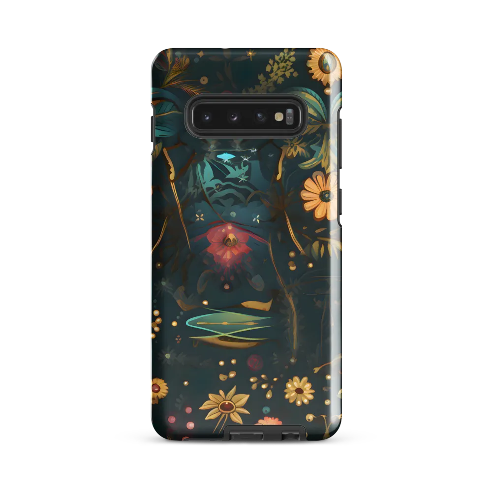 Whimsy in Flora: An Art Nouveau Journey | Phone Case |  S10 Plus | Tough Case | Glossy