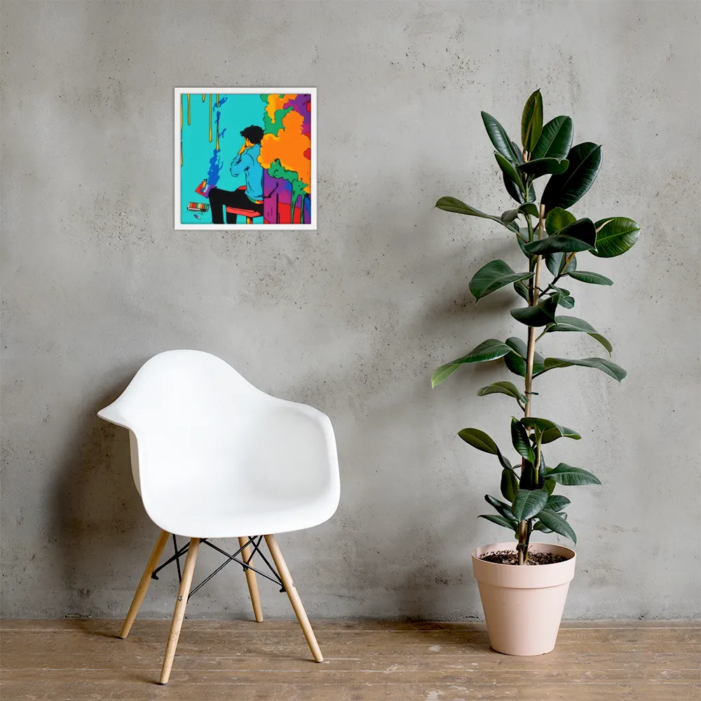 The Artist Within | Poster with White Frame | 16″×16″