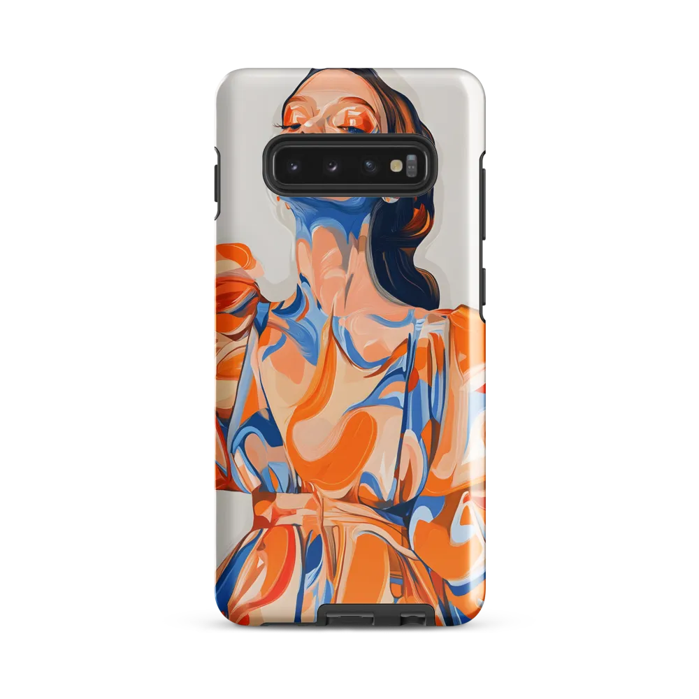 Fluid Fashion: A Modern Portrait | Phone Case |  S10 Plus | Tough Case | Glossy