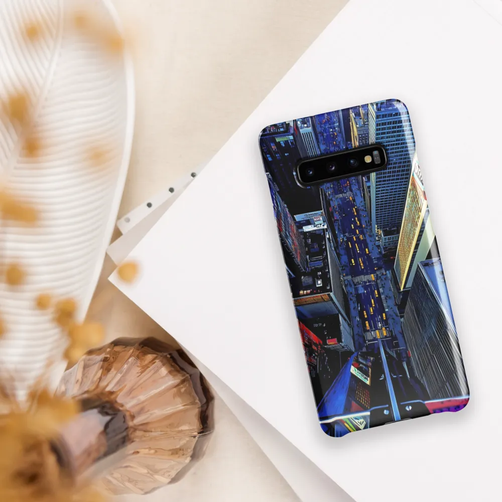 Urban Energies: Aerial View of the City | Phone Case |  S10 Plus | Snap Case | Glossy