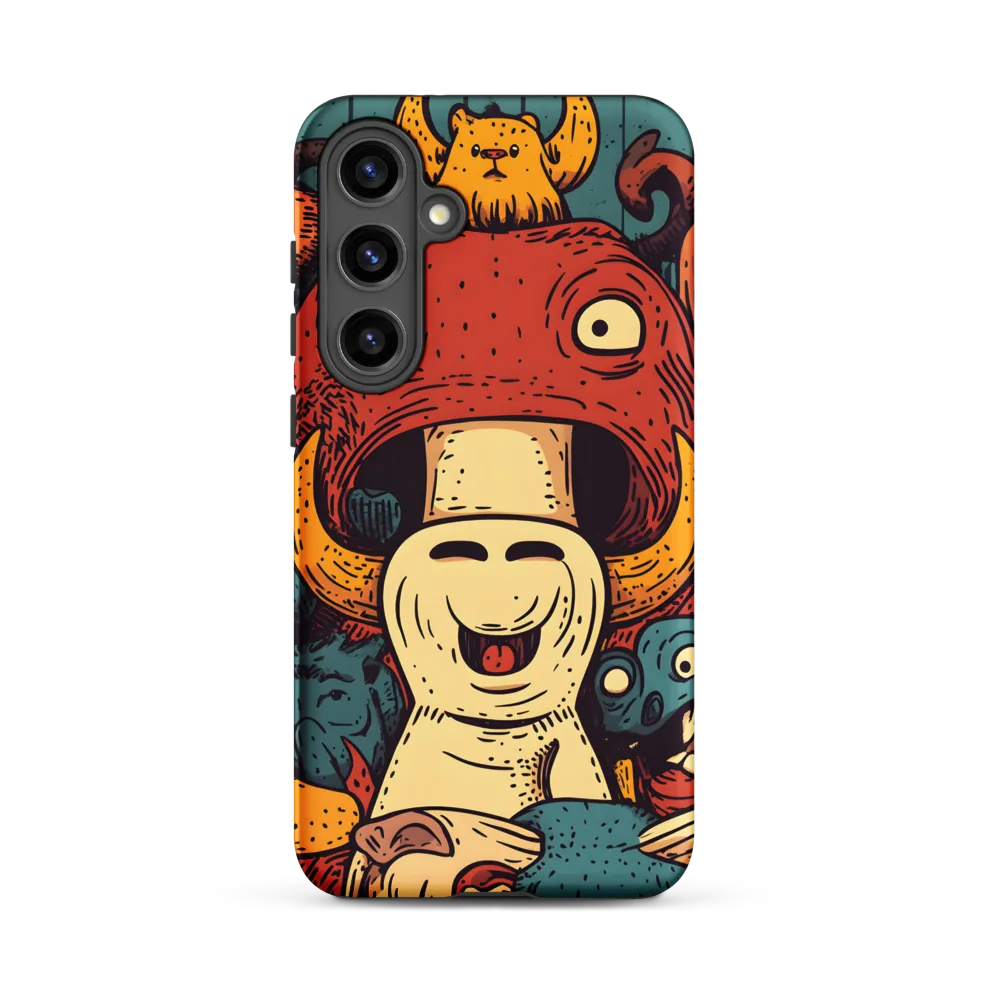 Whimsical Gathering of Creatures | Phone Case |  S24 Plus | Tough Case | Matte