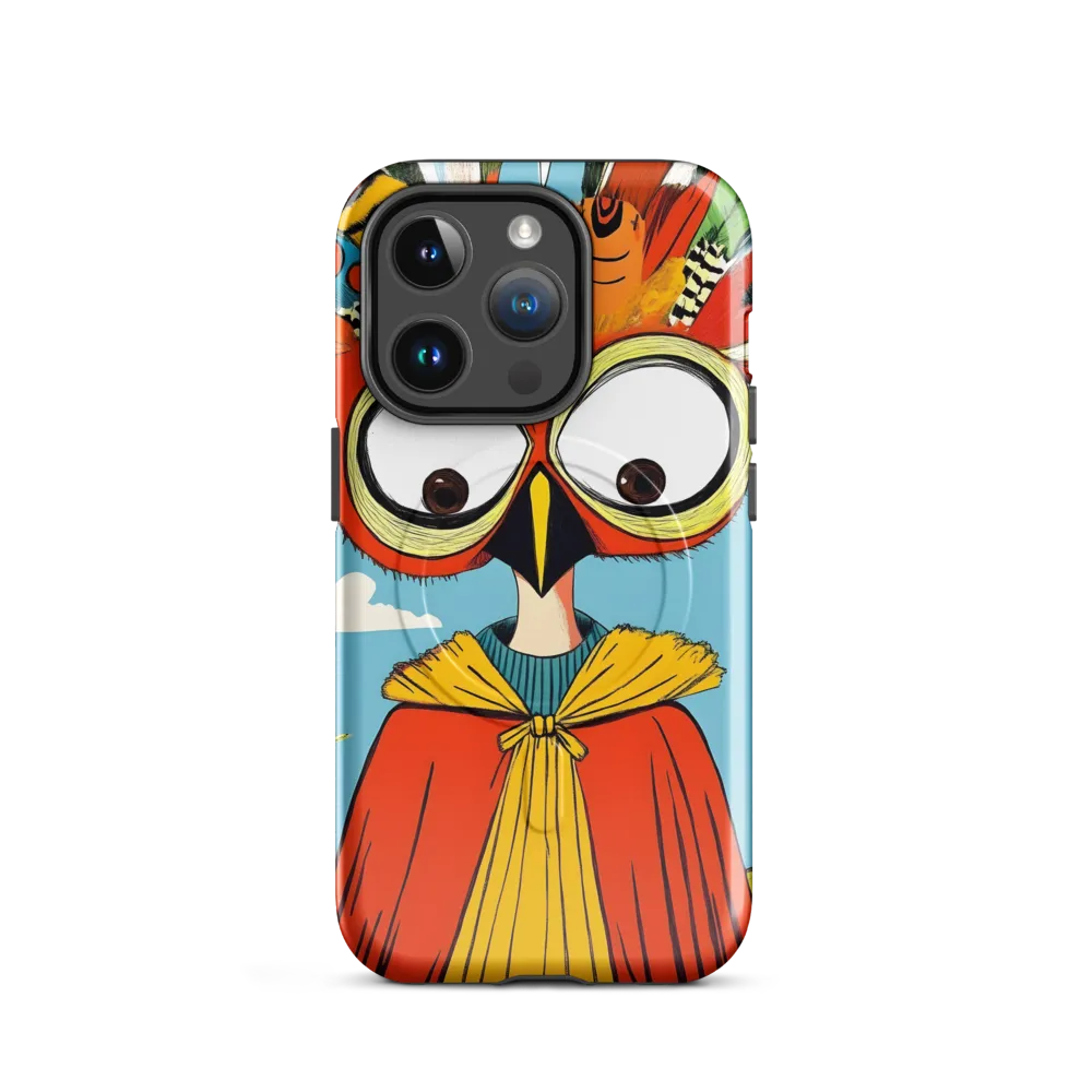 A Whimsical Encounter: The Owl-Human Fusion