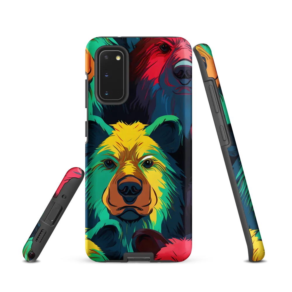 The Colorful Essence of Bears | Phone Case |  S20 | Tough Case | Matte