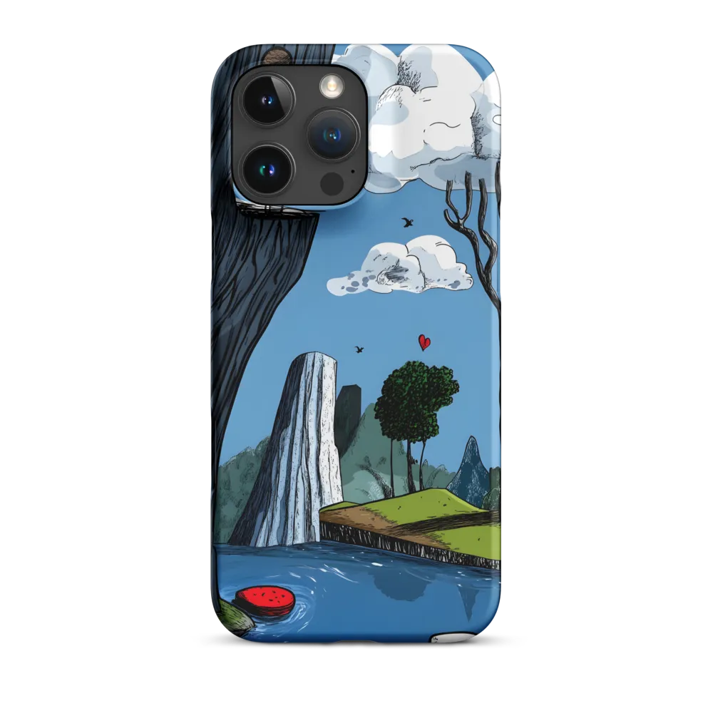 Whimsical Cliffside Reflections