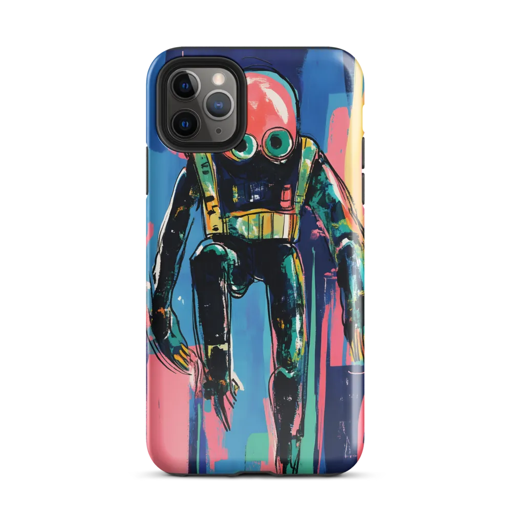 Diver in Vibrant Motion | Phone Case |  11 Pro Max | Tough Case | Glossy