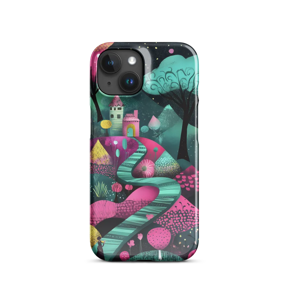 Whimsical Journey through Colorful Lands | Phone Case |  15 | Snap Case | Glossy