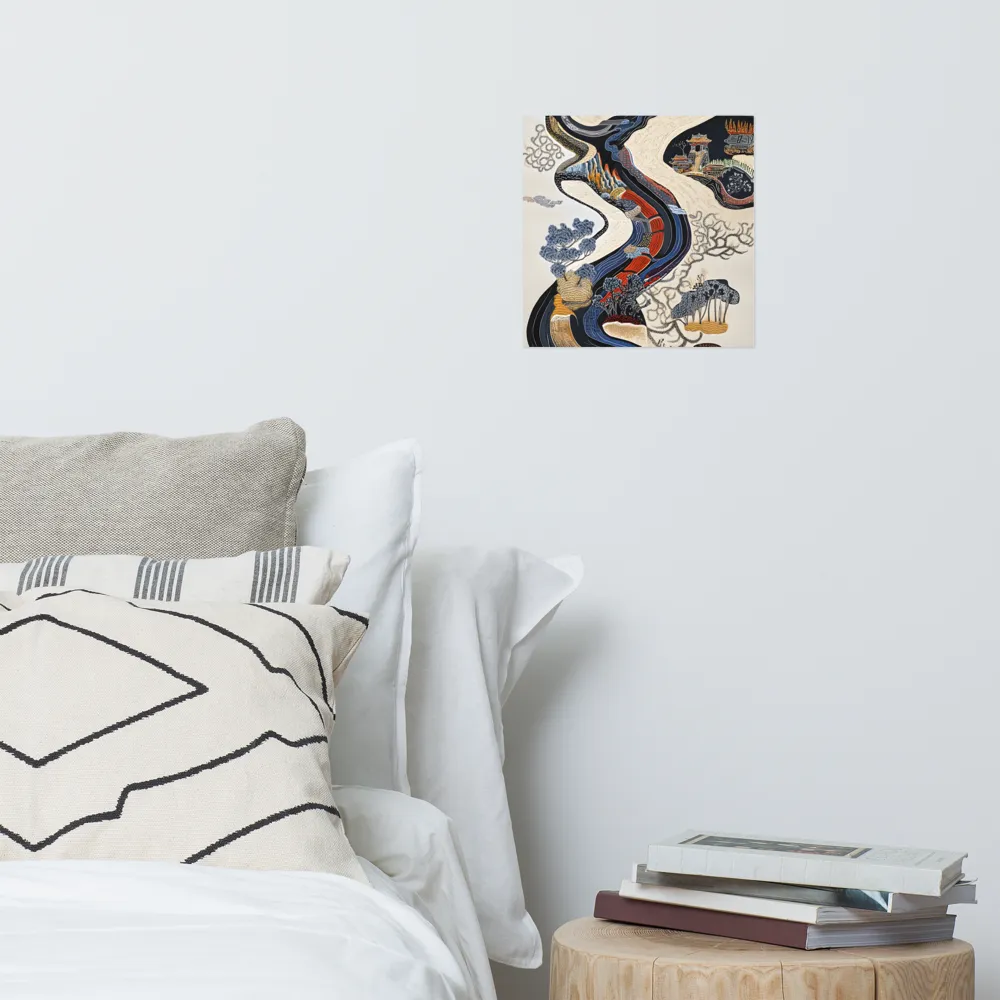 Flow of Tranquility | Poster | 12″×12″