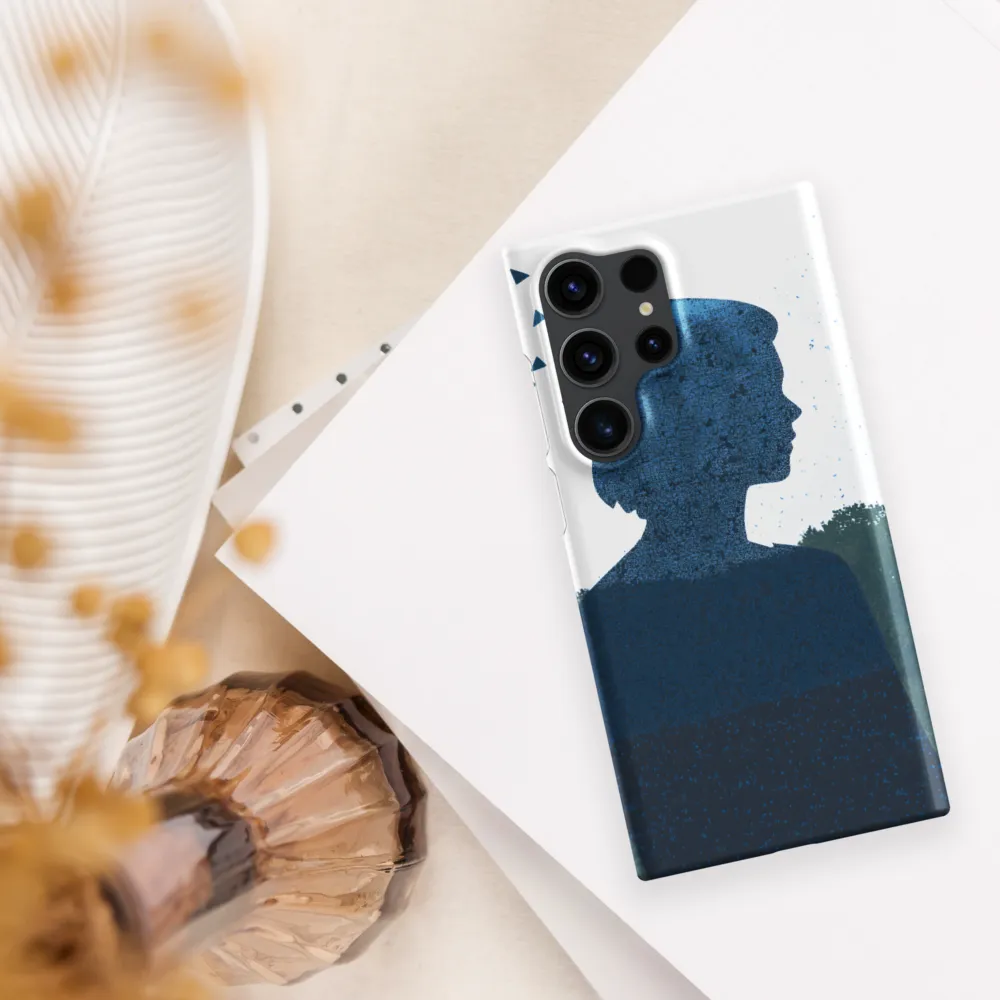 Blue Contemplation | Phone Case |  S23 Ultra | Snap Case | Matte